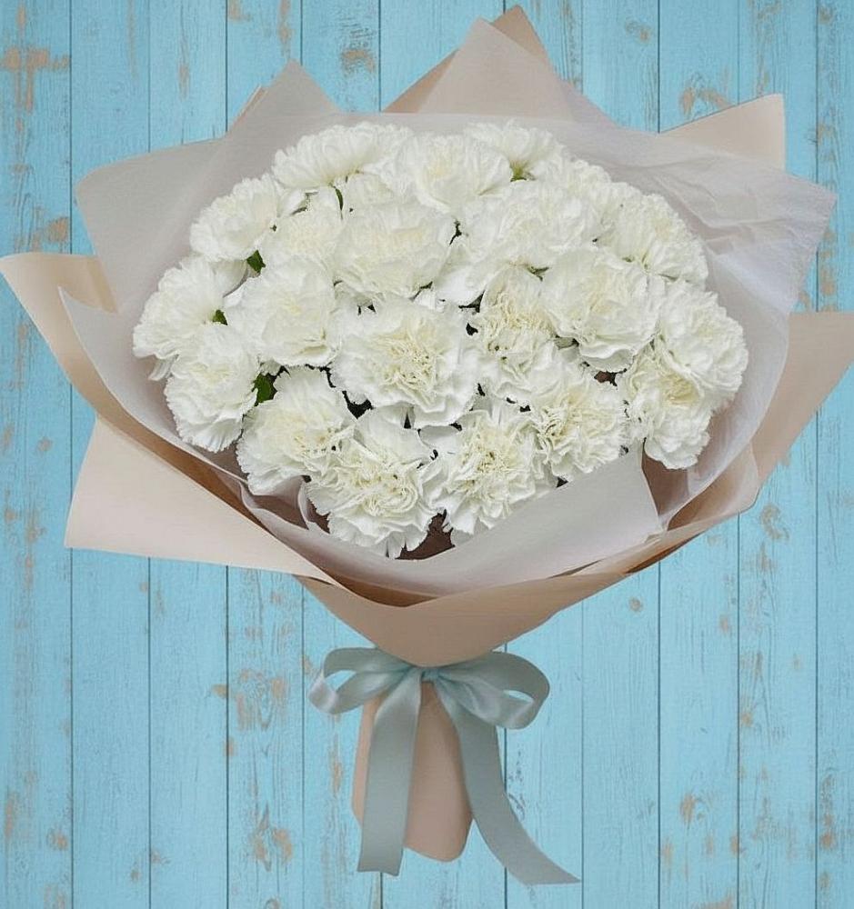 Букет цветов из: Гвоздики в Новопетровское