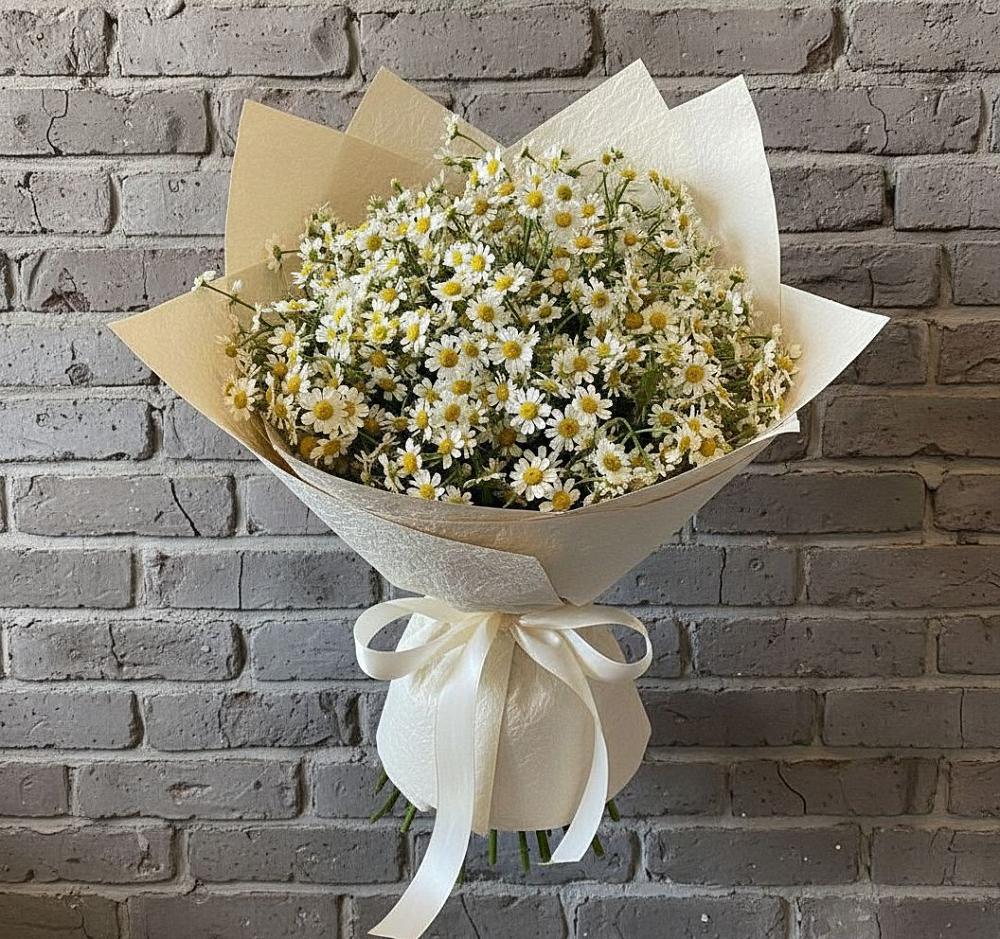 Букет цветов из: Ромашки в Новопетровское