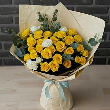 Букет цветов из:  Розы в Новопетровское