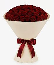 Букет 101 Бордовая роза Блэк Бакарра в Новопетровское