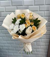 Букет цветов из:  Розы и Хризантемы в Новопетровское