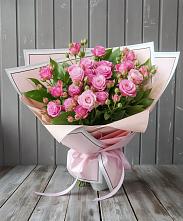 Букет Розовый кустик #REPLACE_PRED# Новопетровское