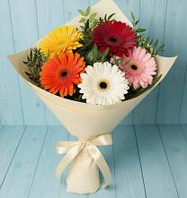 Букет цветов из:  Герберы в Новопетровское