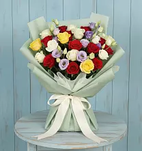 Букет цветов из:  Розы в Новопетровское