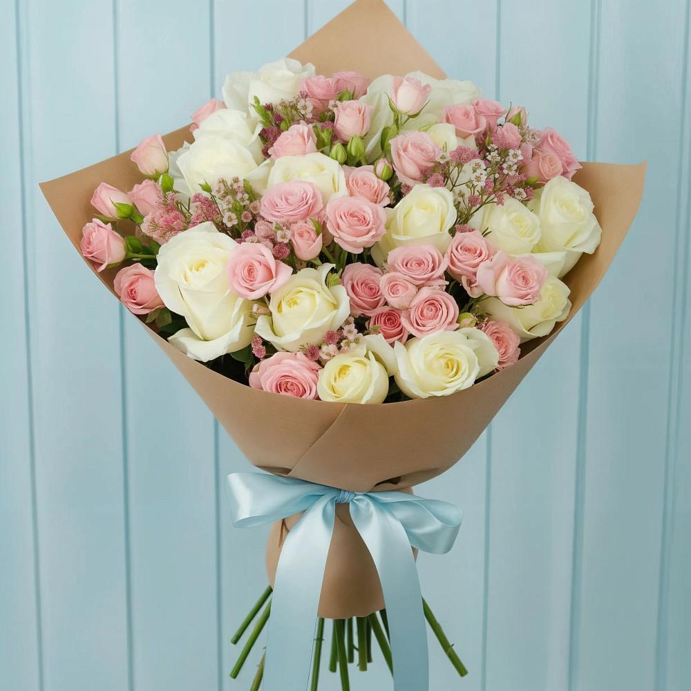 Букет цветов из: Розы в Новопетровское