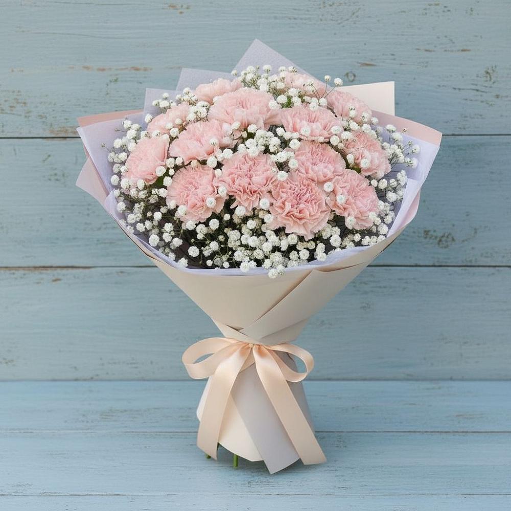 Букет цветов из: Гвоздики в Новопетровское