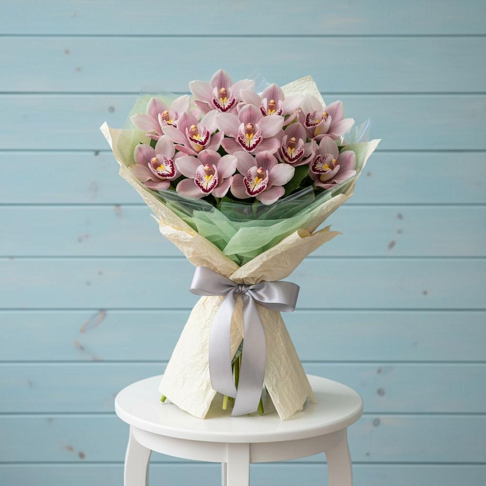 Букет цветов из: Орхидеи и Розы в Новопетровское