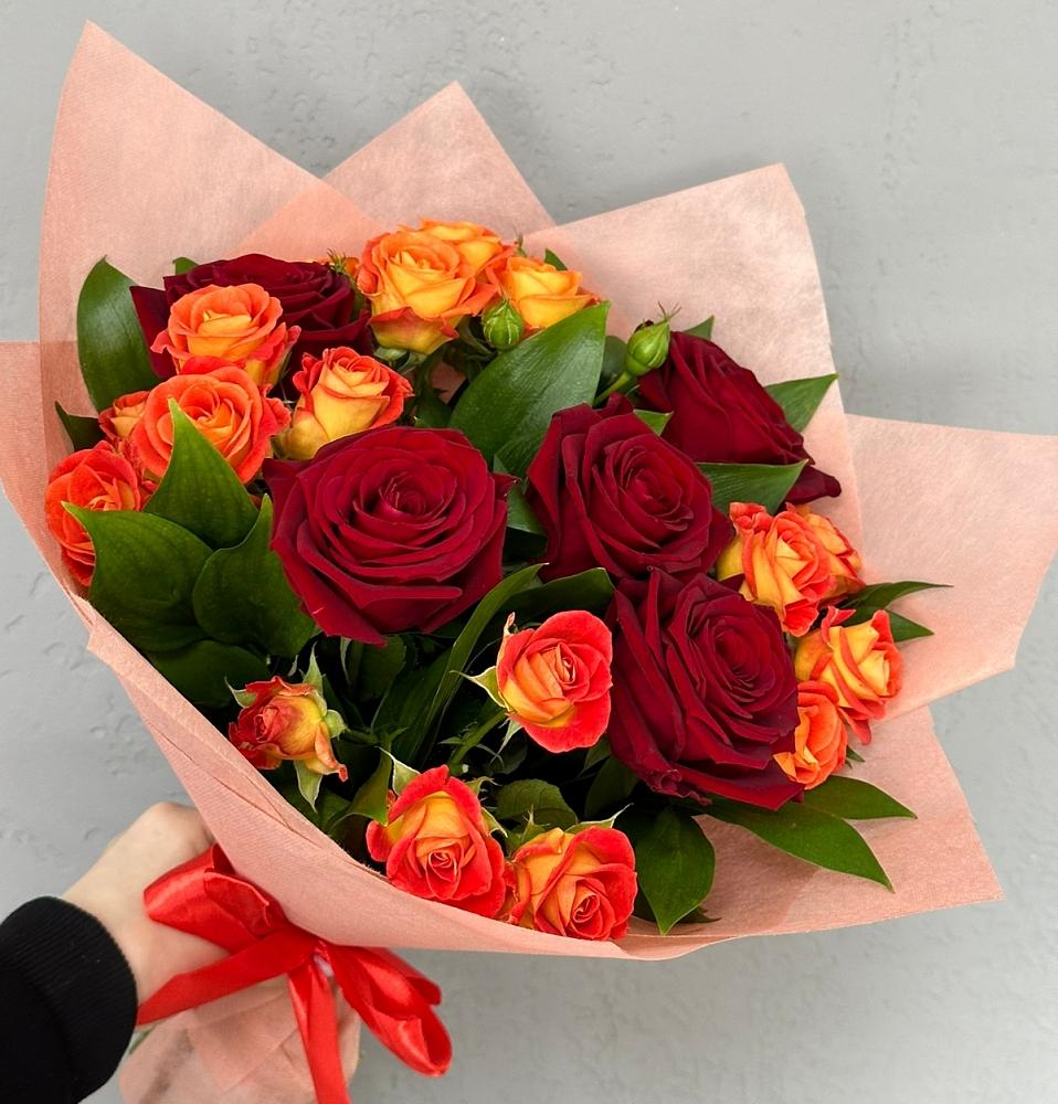 Букет Любовь и восторг в Новопетровское