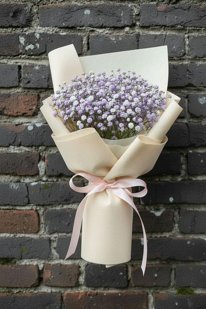 Букет цветов из: Гипсофила в Новопетровское