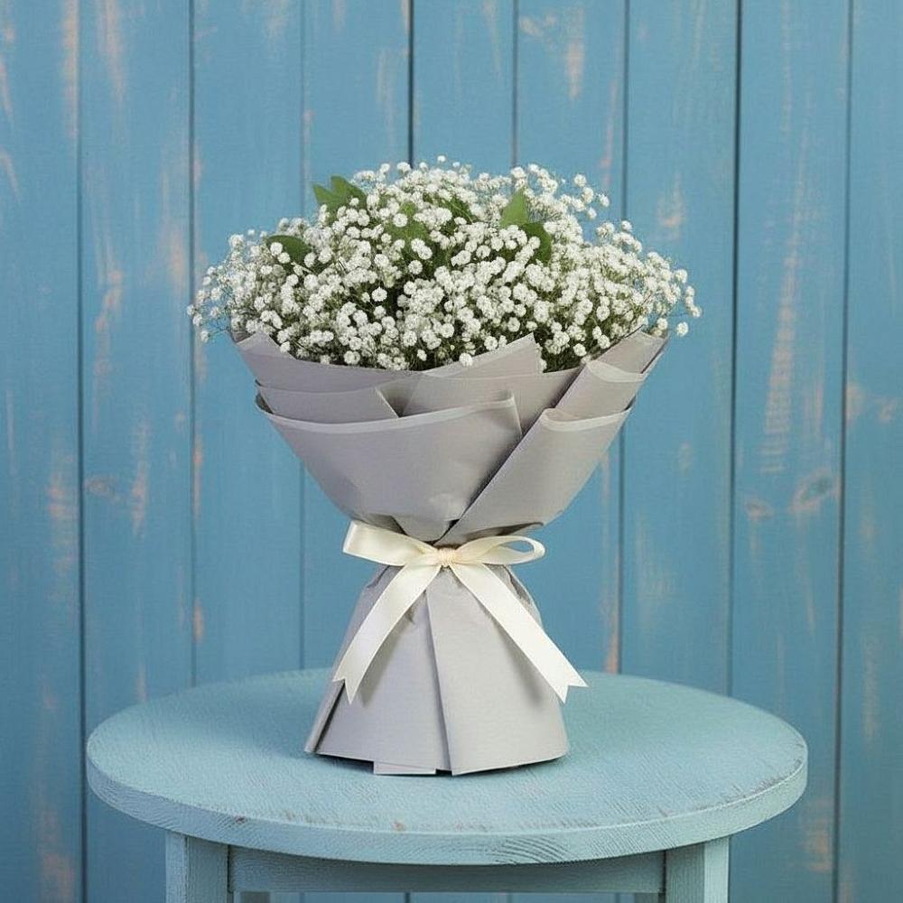 Букет цветов из: Гипсофила в Новопетровское