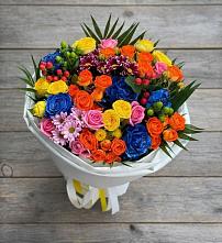 Букет цветов из:  Розы и Хризантемы в Новопетровское