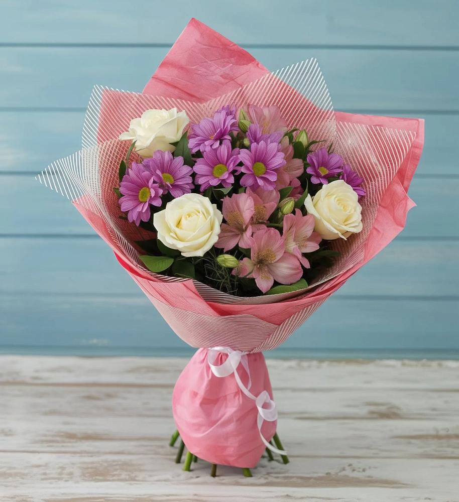 Букет цветов из: Герберы в Новопетровское