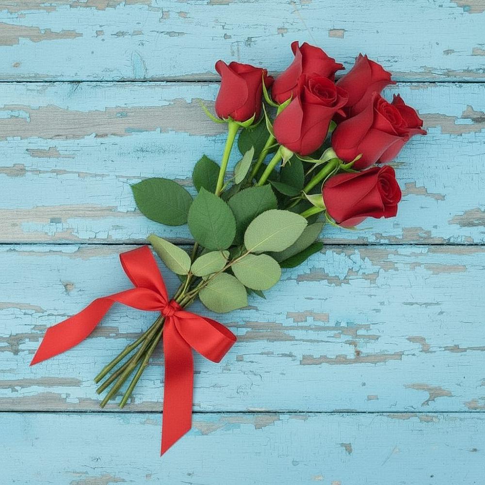 Букет Красные розы в Новопетровское