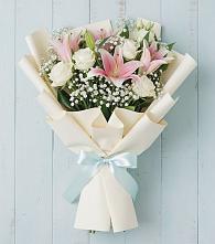 Букет цветов из:  Лилии в Новопетровское