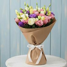 Букет цветов из:  Лизиантусы в Новопетровское