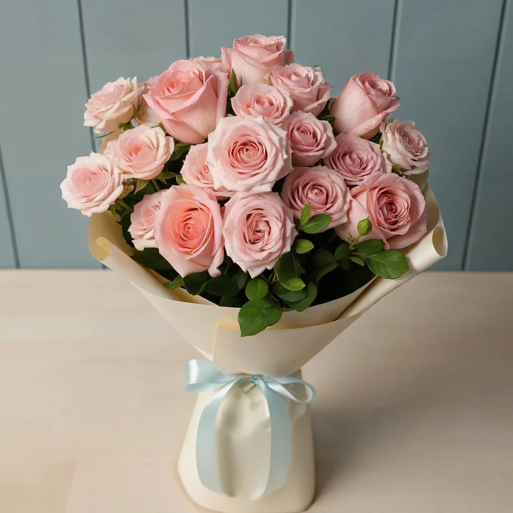 Букет Розовый шарм в Новопетровское